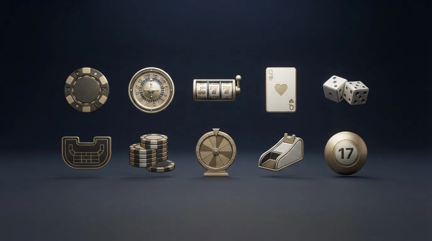 Iconos o logotipos de los diez operadores con licencia DGOJ comparados en el artículo, ordenados en una cuadrícula