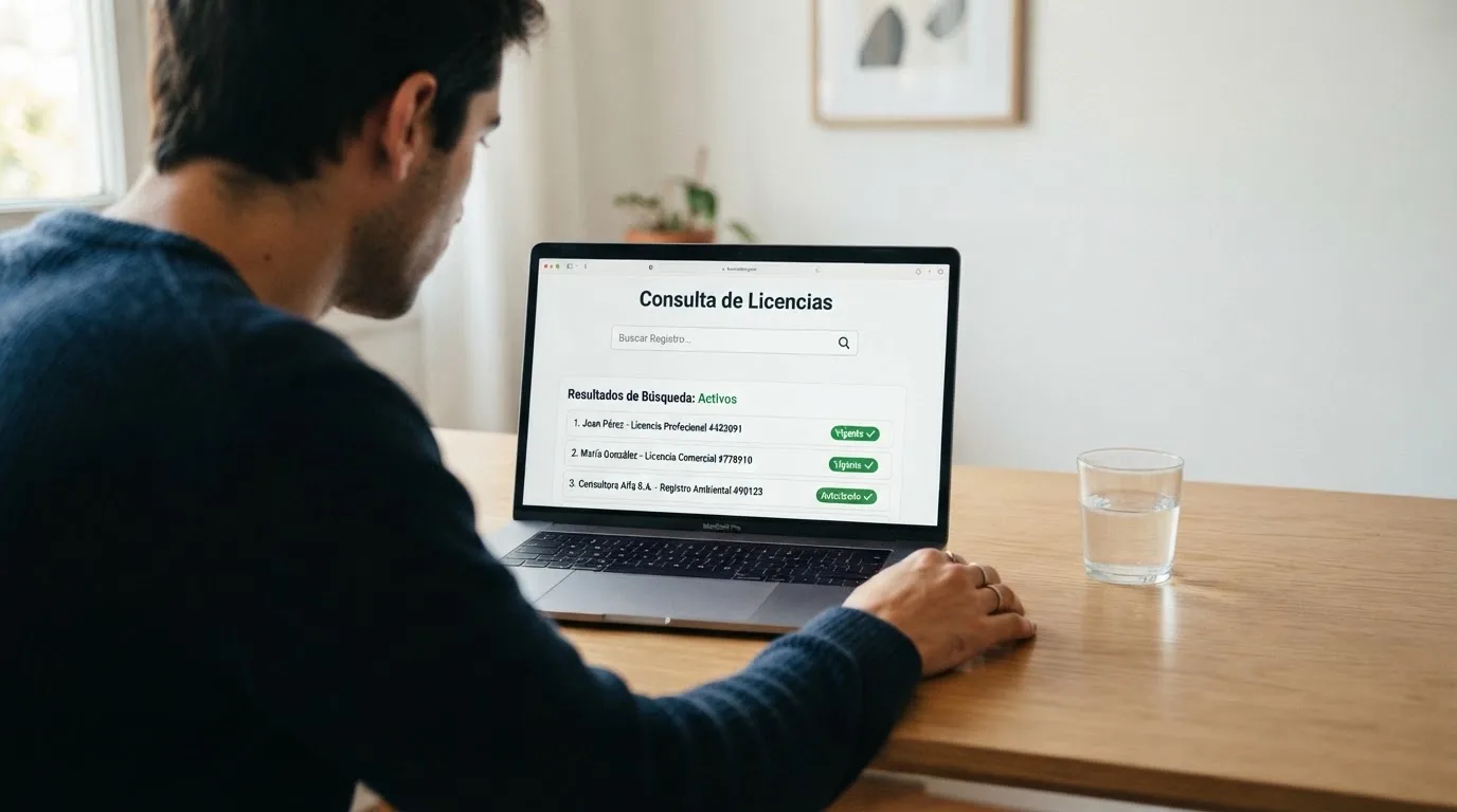 Captura del registro público de operadores con licencia en el sitio ordenacionjuego.es, con el campo de búsqueda visible